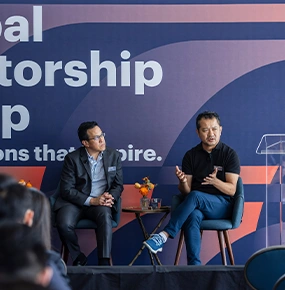 Speakers at the Global Mentorship Camp, organized by Hanwha Life, supporting emerging fund managers.