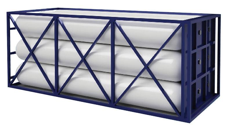 Hanwha Cimmaron’s high-pressure hydrogen tanks, called Neptune, boast anti-buckling technology making them resilient in transport.