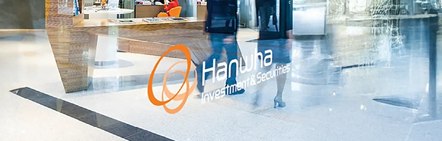 Hanwha Investment Securities office space.