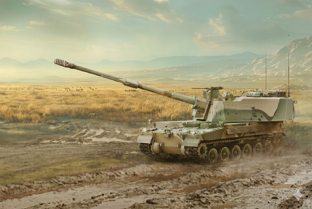 Hanwha Aerospace&rsquo;s K9 self-propelled howitzer