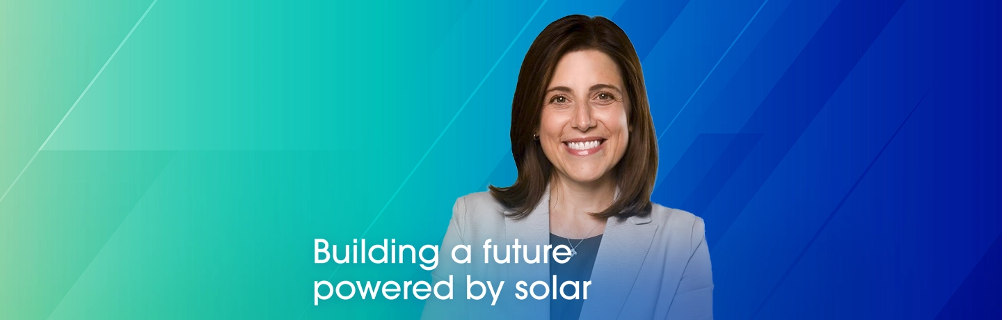 Danielle Merfeld, Hanwha Qcells’ CTO, featured in Envisioning the future with the tag line: Building a future powered by solar