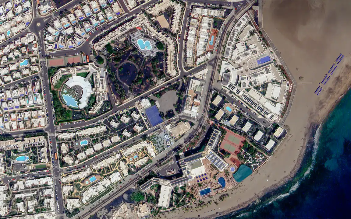 High-resolution satellite view of Spain's Canary Islands captured three hours after SpaceEye-T satellite launch