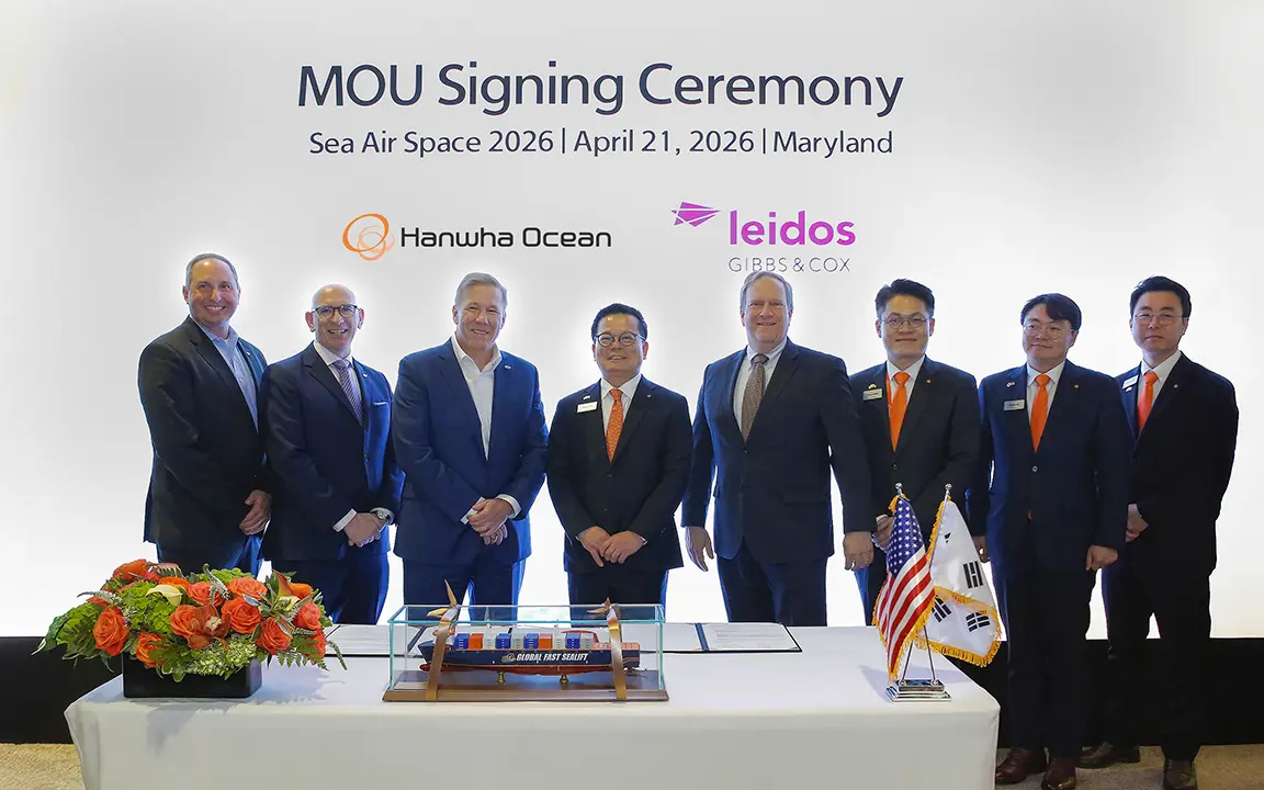 Hanwha Ocean and Leidos advance partnership on next-generation naval solutions 